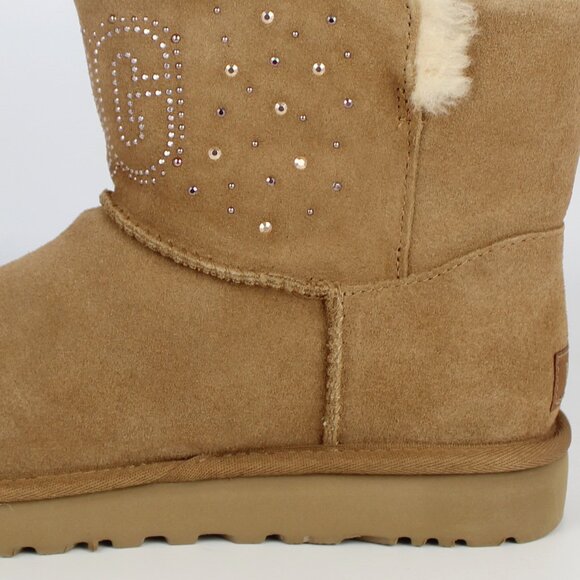 NEW UGG Classic Mini Gem Cozy Boots - Picture 14 of 16